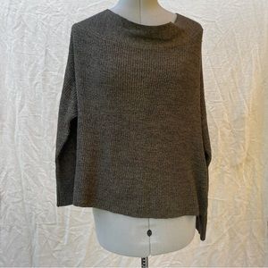Free People Asymmetrical Off-the-Shoulder Knit Sweater